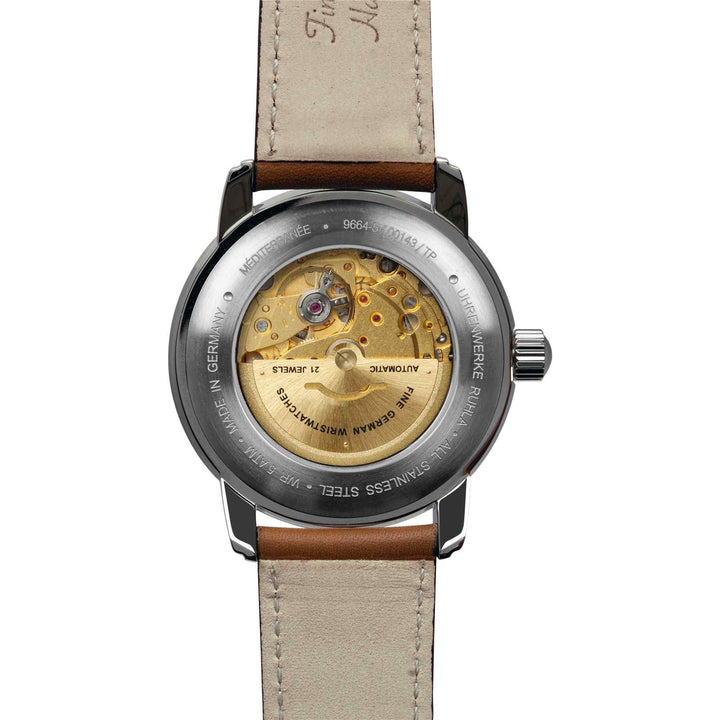 Zeppelin 9664-5 Men's Méditerranée Day Date Automatic Wristwatch (8167974535394)