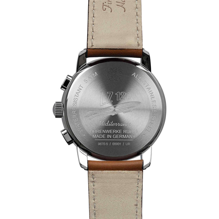 Zeppelin 9670-5 Men's Méditerranée Chronograph Wristwatch (8167987151074)