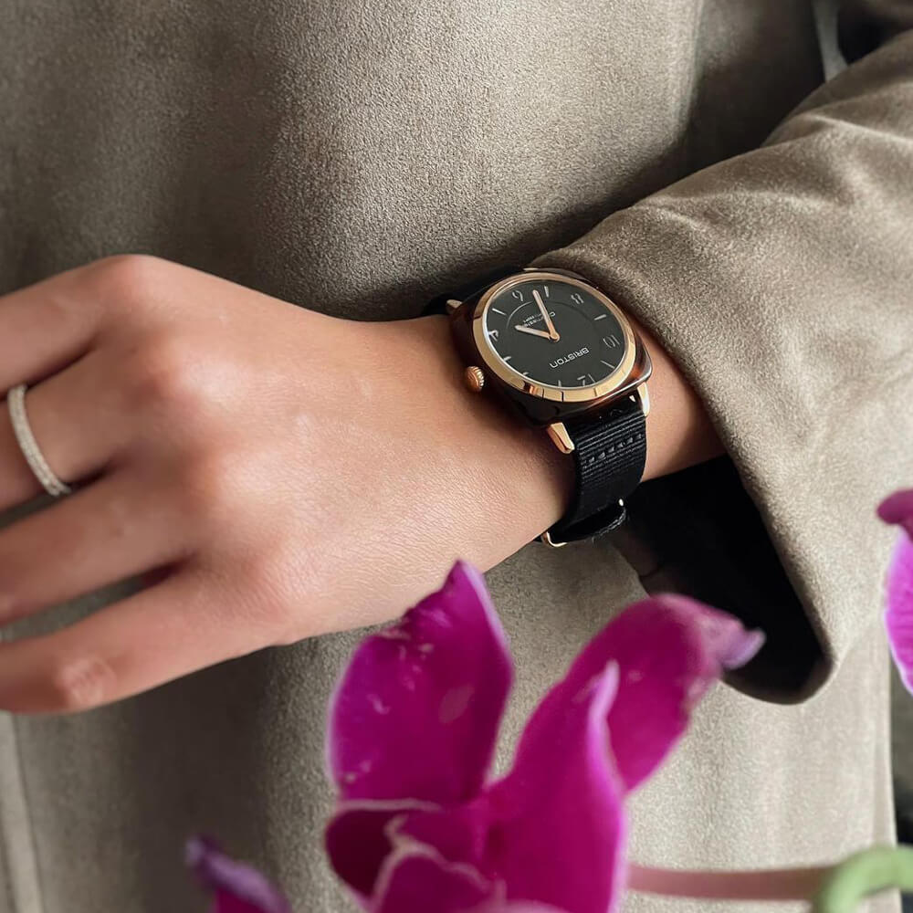 Briston Clubmaster Chic - HM - Gold - Noir 17536.PRA.T.1.NB Watch