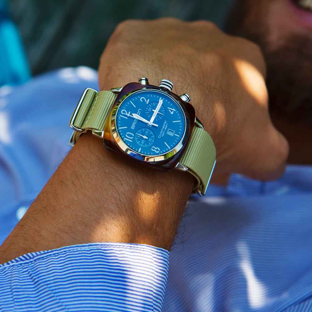 Briston Clubmaster Classic - Chrono - Noir 13140.SA.T.1.NK Watch