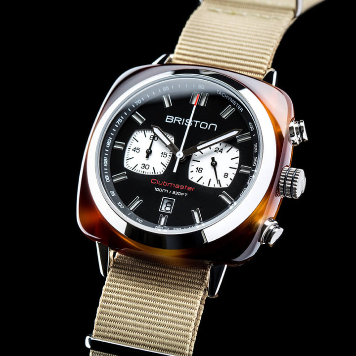 Briston Clubmaster Sport - Chrono - Noir 17142.SA.TS.1.NK Watch