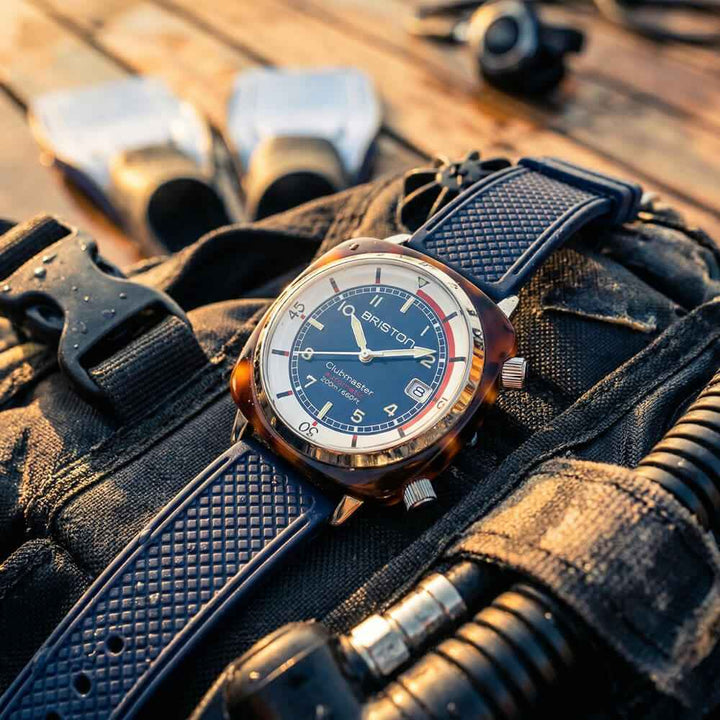 Briston Clubmaster Legend Compressor - Bleu 26642.SA.T.15.FNB Watch