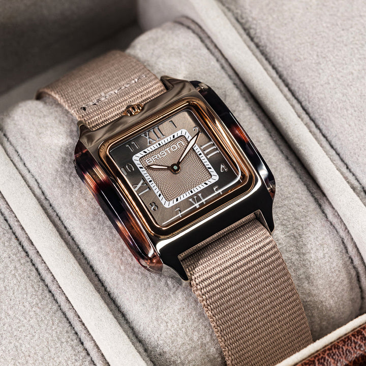 Briston Streamliner Kennedy Spring -  HM - Rose Gold - Taupe 262030.PRA.UBR.30.NT Watch