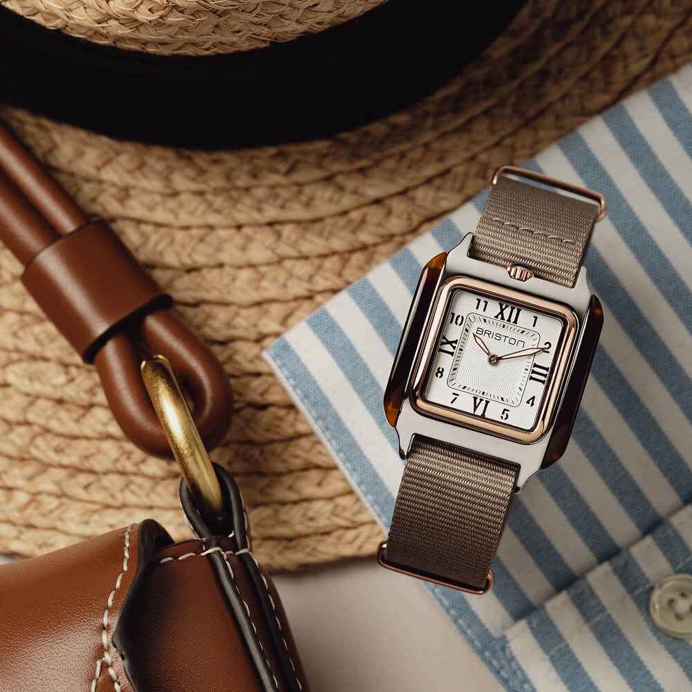 Briston Streamliner Kennedy -  HM - Rose Gold - Blanc 252030.PRA.T.2.NT Watch