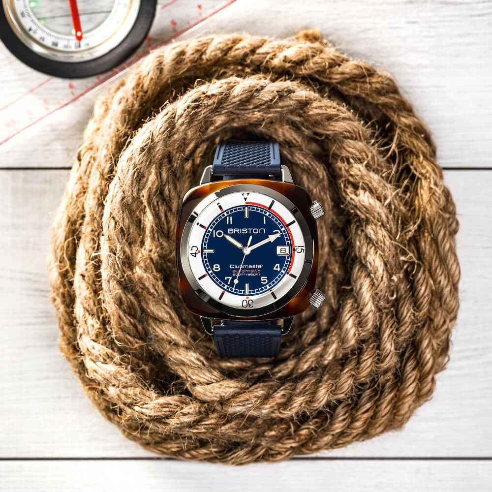 Briston Clubmaster Legend Compressor - Bleu 26642.SA.T.15.FNB Watch