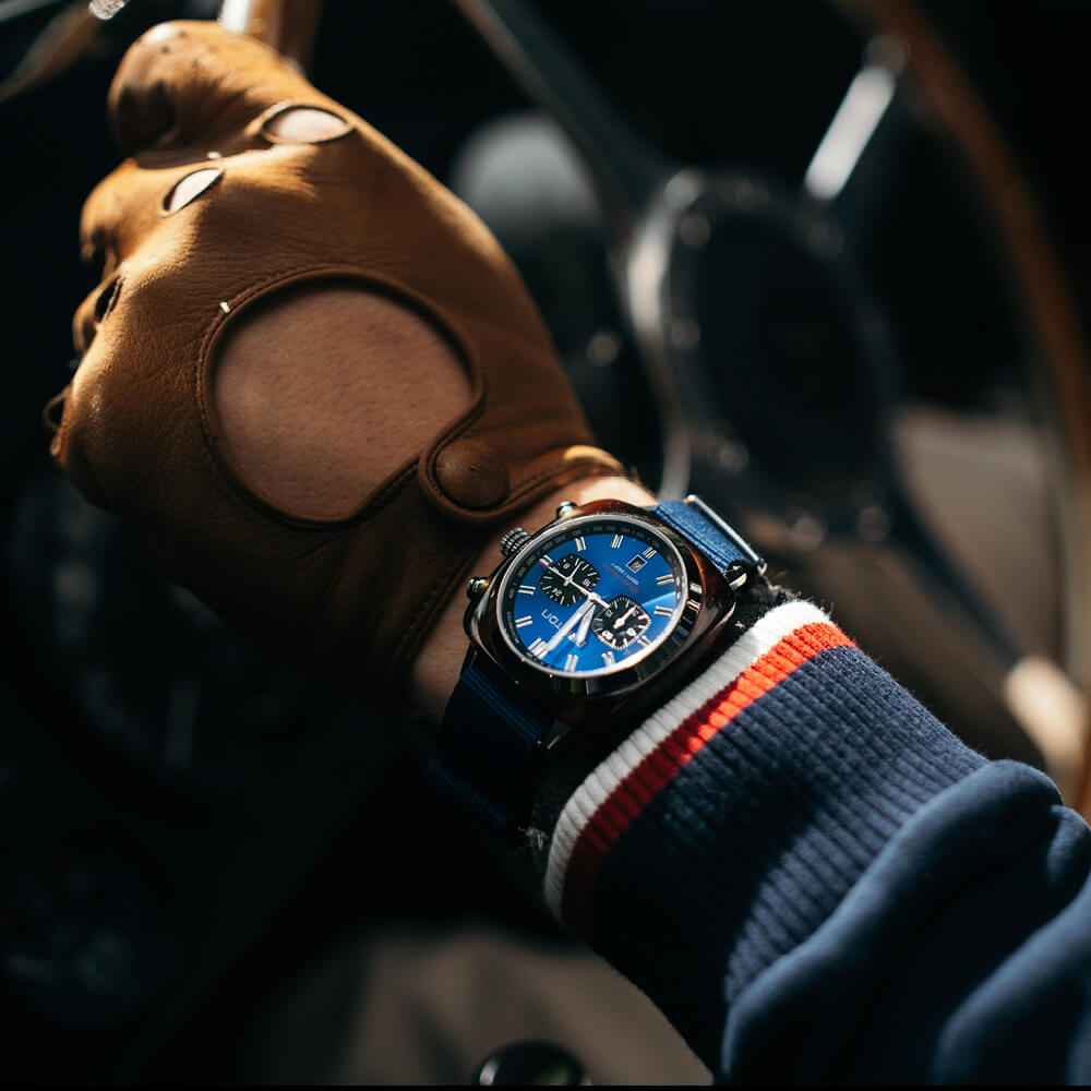 Briston Clubmaster Sport - Chrono - Bleu Marine 17142.SA.TS.9.NNB Watch