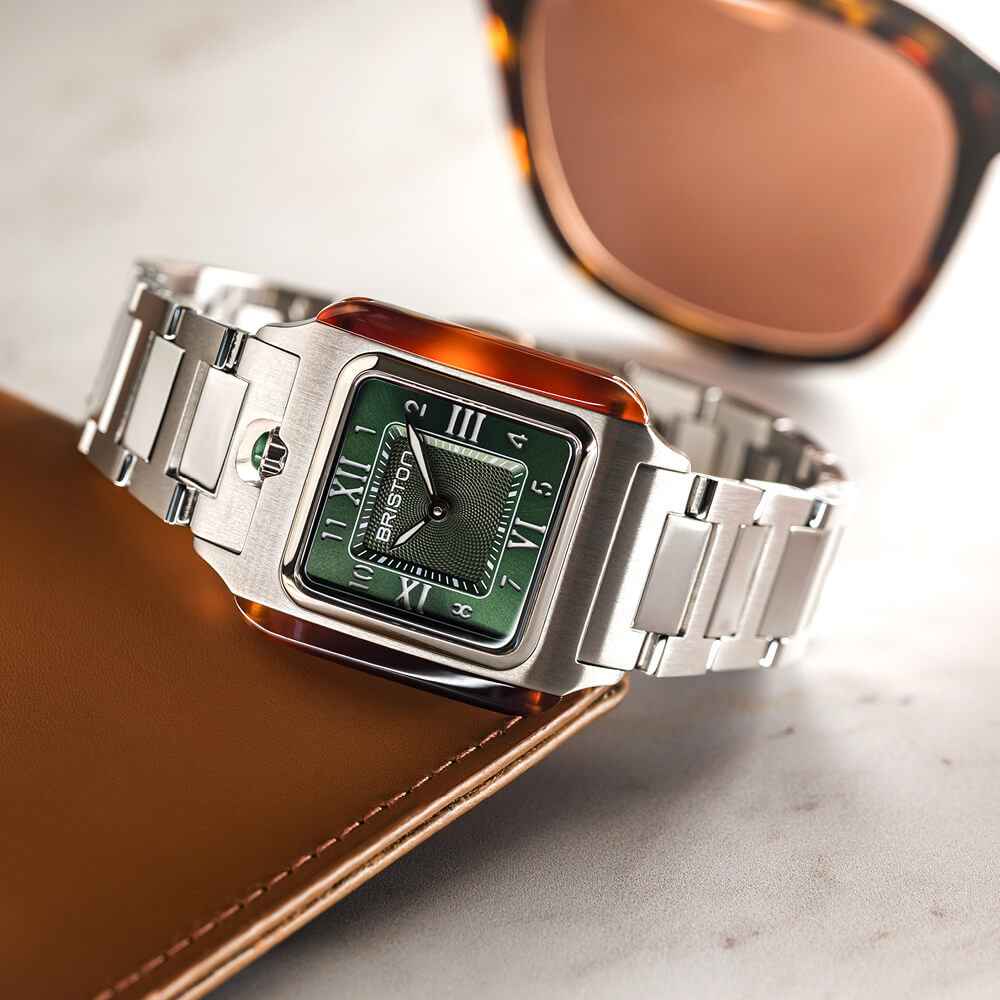 Briston Streamliner Kennedy -  HM - Acier - Vert 262030.SA.T.10 SB Watch