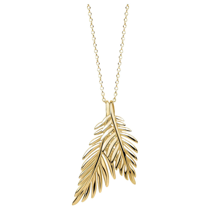 Laura Ashley N4665 Marlbrook Leaf Necklace Sterling Silver
