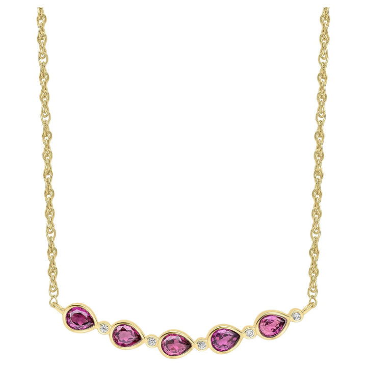 Laura Ashley N4723M Thornage Flowers Necklace Sterling Silver