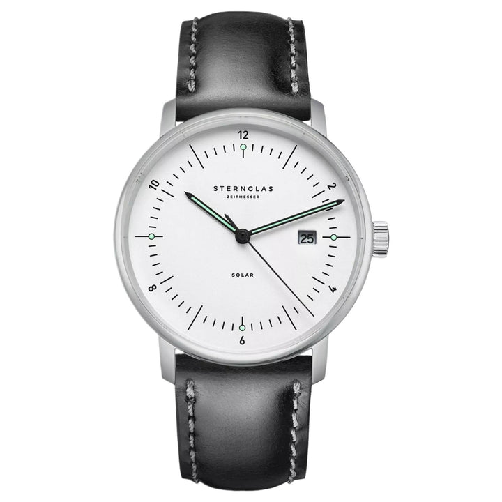 Sternglas S01-NS01-BR02 Men's Naos Solar Quartz Watch
