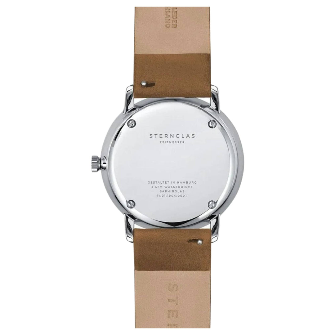 Sternglas S01-NA44-PR01 Naos Leather Strap Watch
