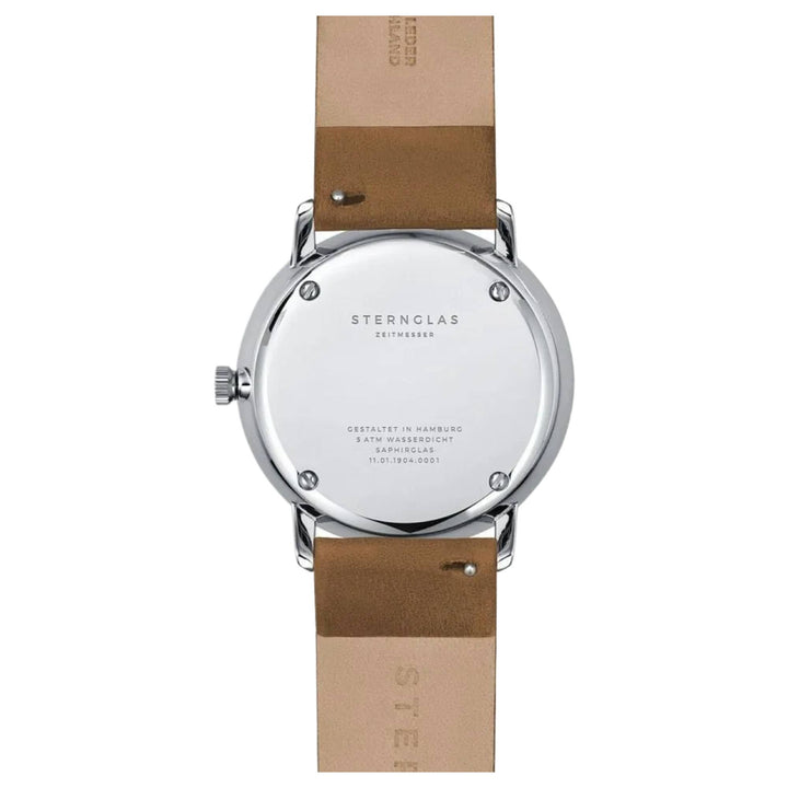 Sternglas S01-NA44-PR01 Naos Leather Strap Watch
