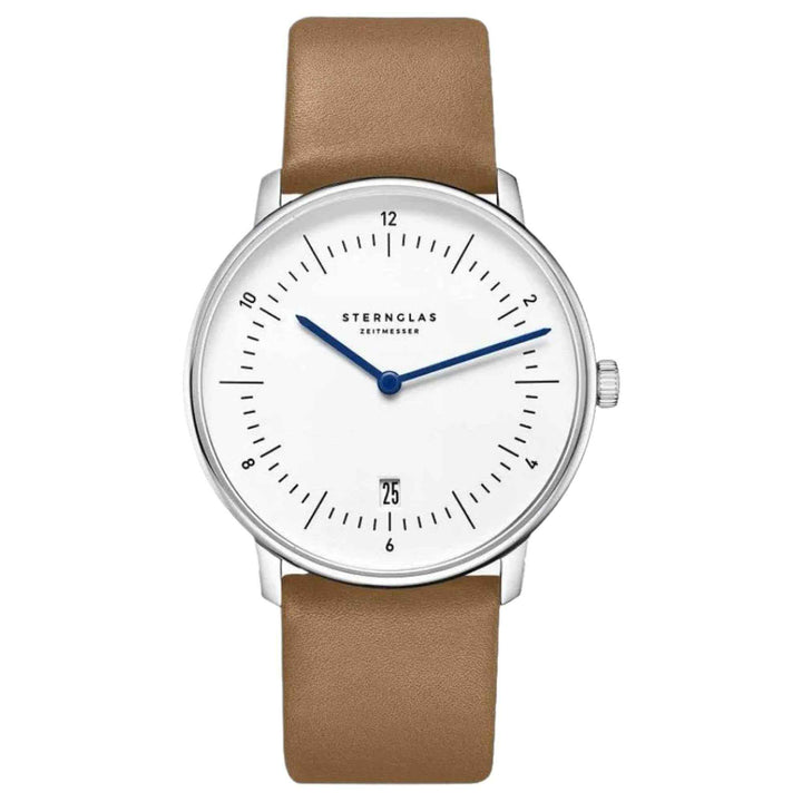 Sternglas S01-NA44-PR01 Naos Leather Strap Watch