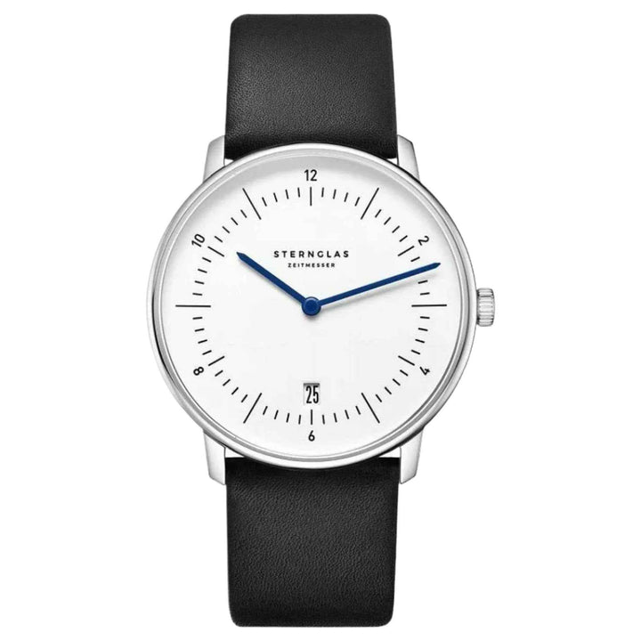 Sternglas S01-NA44-PR07 Men's Naos Leather Strap Watch