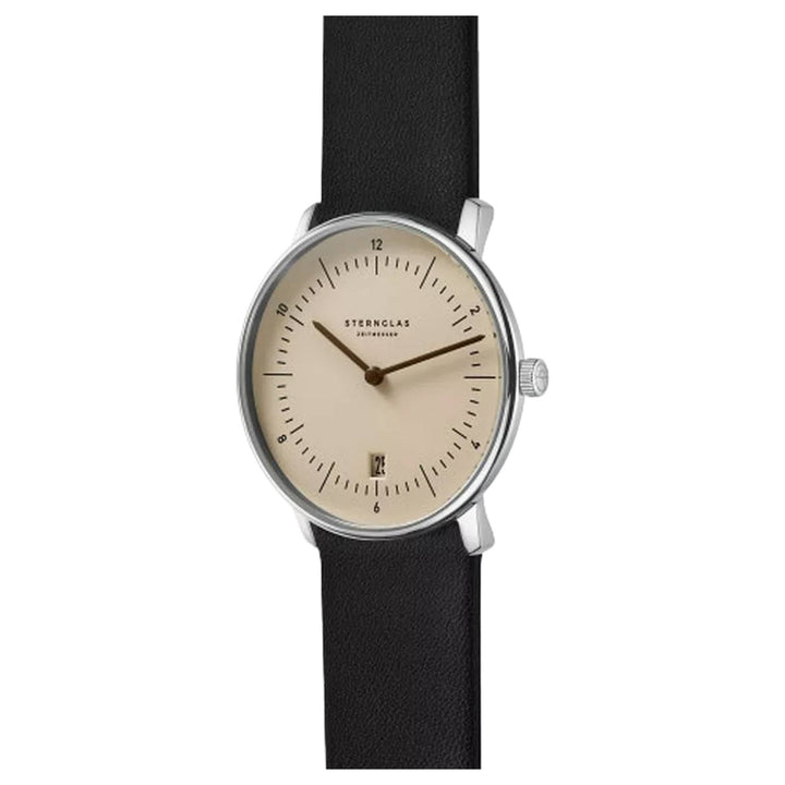 Sternglas S01-NA54-PR07 Naos Leather Strap Watch