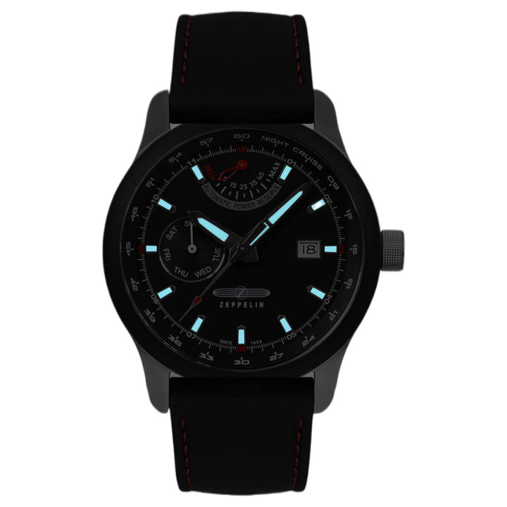 Zeppelin 7262-2 Night Cruise Rubber Strap Watch