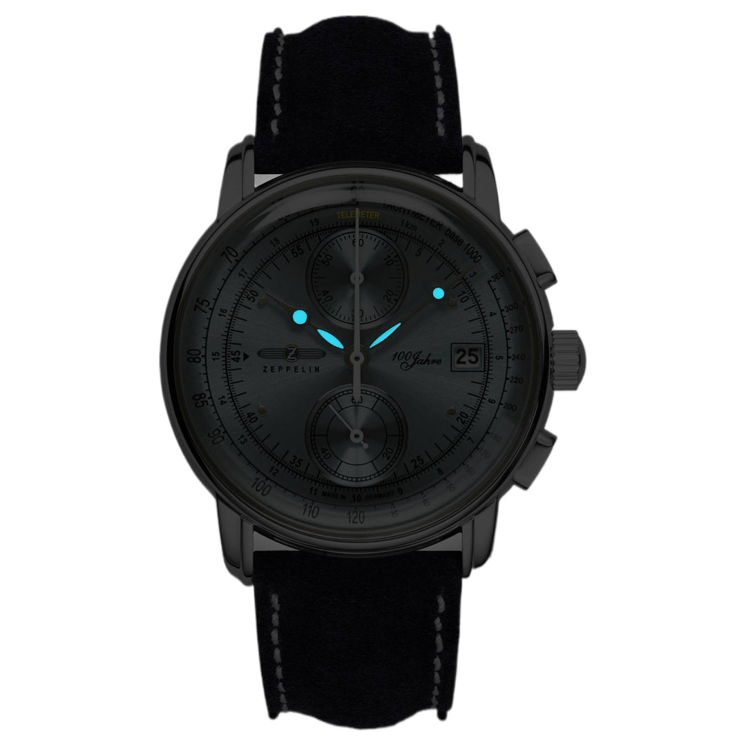Zeppelin 8670-4 100 Jahre Quartz Chronograph Watch