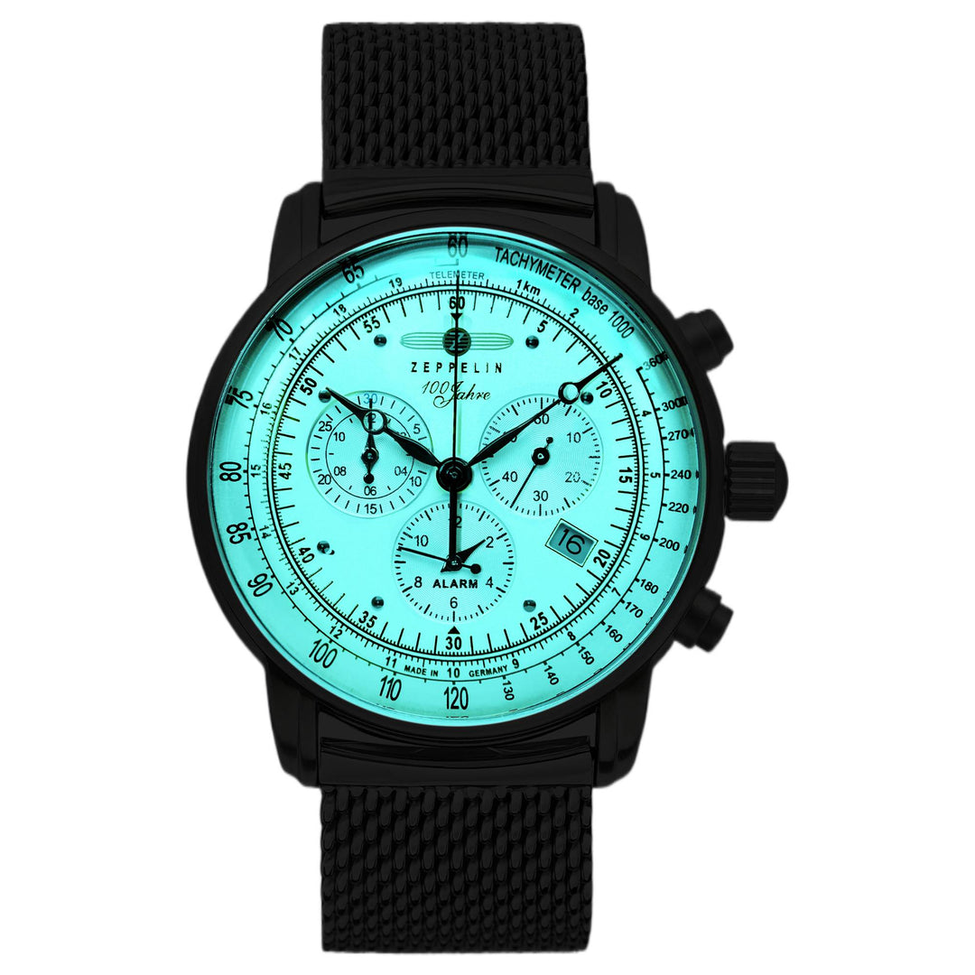 Zeppelin 8680M-3 100 Jahre Quartz Chronograph Watch