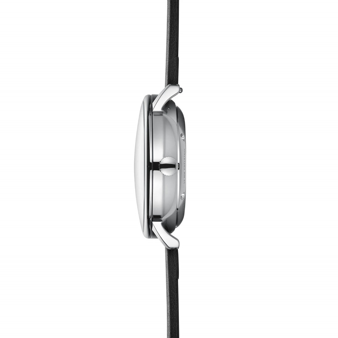 Sternglas S02-NA03-PR07 Naos automatisk sort læderrem armbåndsur til mænd - HS Johnson