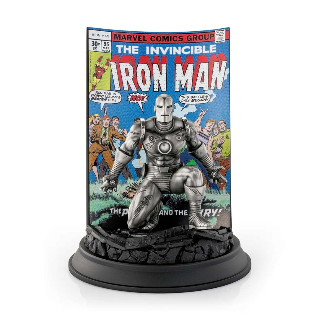 Marvel By Royal Selangor 0179019 limitierte Auflage der unbesiegbaren Iron Man-Figur – HS Johnson