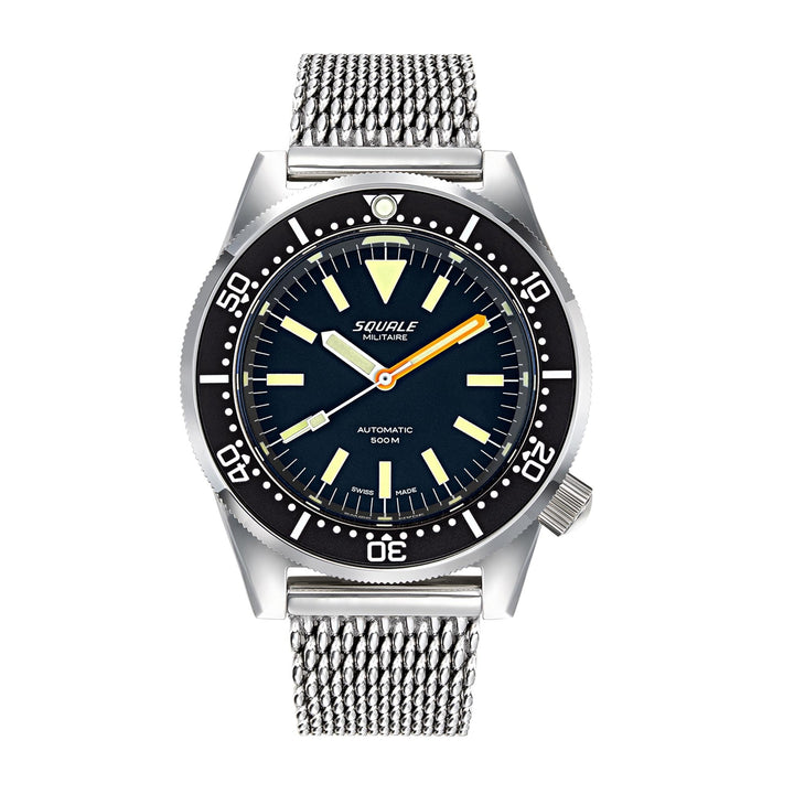 Squale 1521milit.me20 polierte Schweizer Automatik-Taucherarmbanduhr – HS Johnson