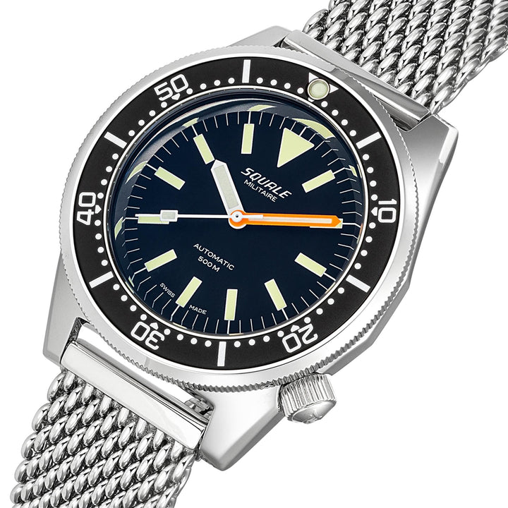 Squale 1521milit.me20 polierte Schweizer Automatik-Taucherarmbanduhr – HS Johnson
