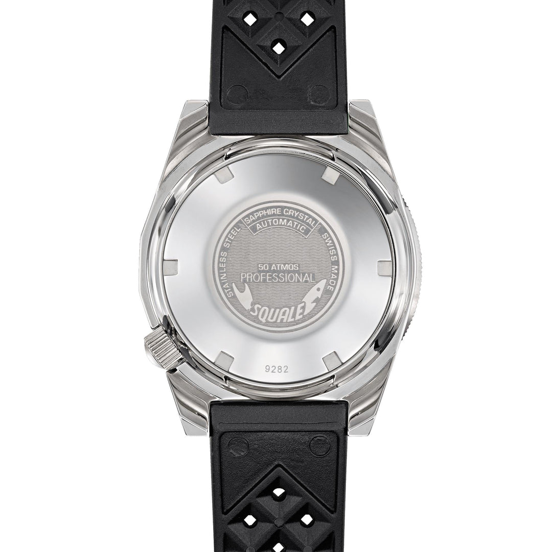Squale 1521MILIT.HT Polished Swiss Automatic Dive Wristwatch Rubber - H S Johnson (7505212145890)