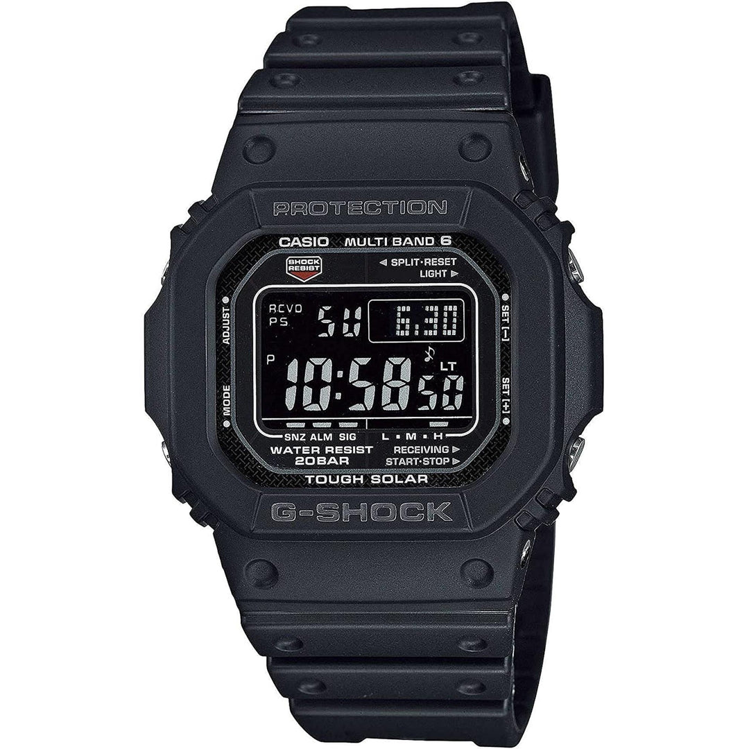 G-Shock GW-M5610U-1BER Classic Multifunction LCD Black Strap Wristwatch - H S Johnson (7505216307426)