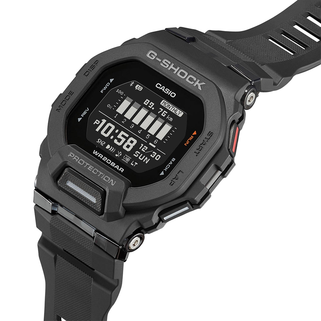 G-Shock gbd-200-1er sort g-squad multifunktions LCD-armbåndsur - hs johnson