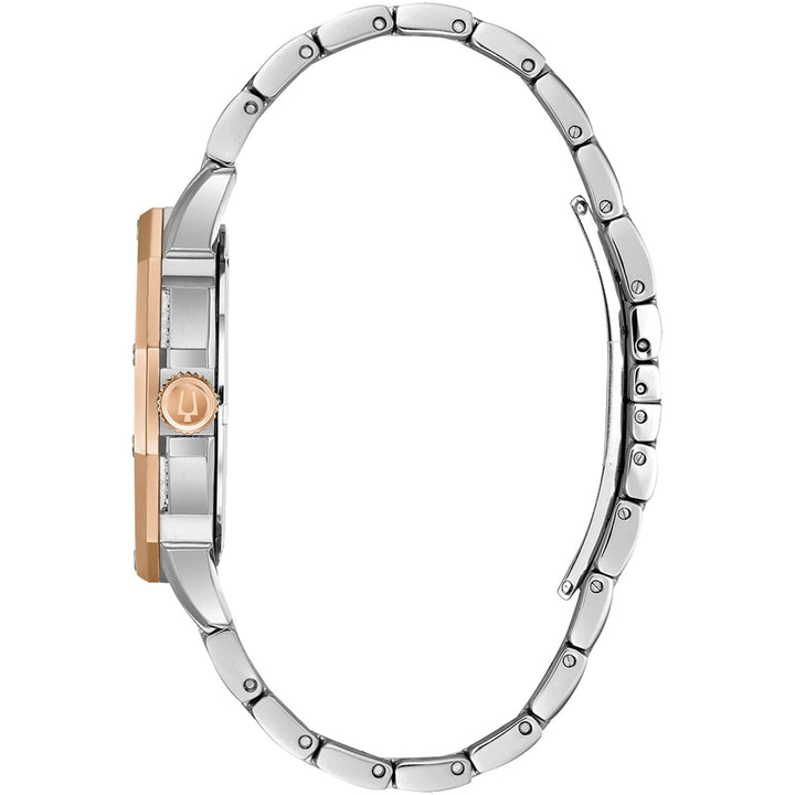 Bulova 98c133 Octava Armbanduhr mit zweifarbigem Stahlarmband – HS Johnson