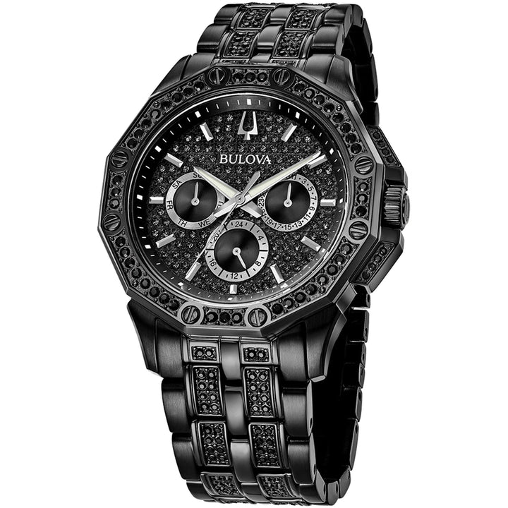 Bulova 98c134 Octava Armbanduhr mit schwarzem Stahlarmband – HS Johnson
