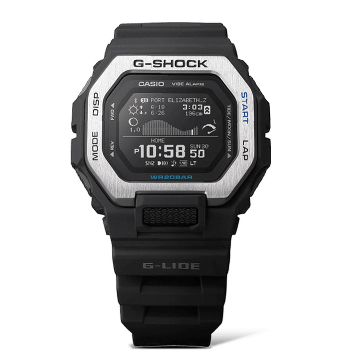 G-Shock GBX-100-1ER G-lide Multifunktions-LCD-Armbanduhr mit schwarzem Armband – HS Johnson