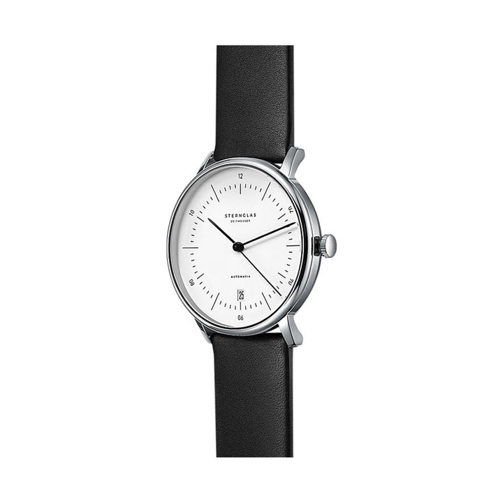 Sternglas S02-NA01-PR07 Men's Naos Automatic Black Leather Strap Wristwatch - H S Johnson (7797510832354)
