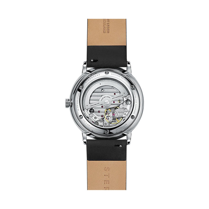 Sternglas S02-NA01-PR07 Men's Naos Automatic Black Leather Strap Wristwatch - H S Johnson (7797510832354)