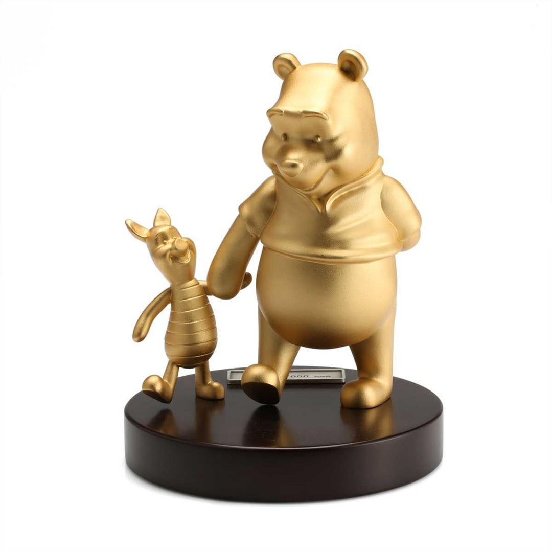 Disney By Royal Selangor 0179036e statuetta dorata di Pooh e maialino in edizione limitata - hs johnson (7797536194786)