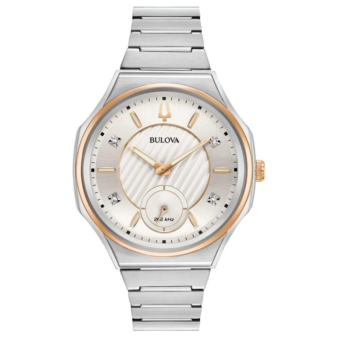 Bulova 98P182 Women's Curv Diamond Set Wristwatch - H S Johnson (7800775114978)
