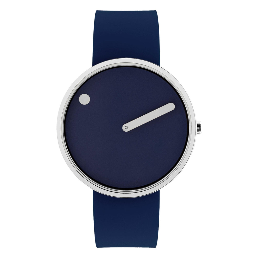Picto 43393-0520s Armbanduhr mit nachtblauem Zifferblatt und Armband – HS Johnson