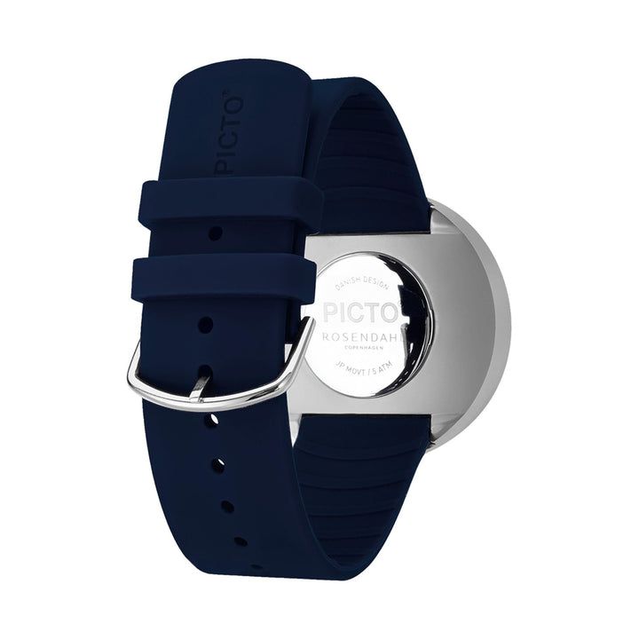Picto 43393-0520s Armbanduhr mit nachtblauem Zifferblatt und Armband – HS Johnson