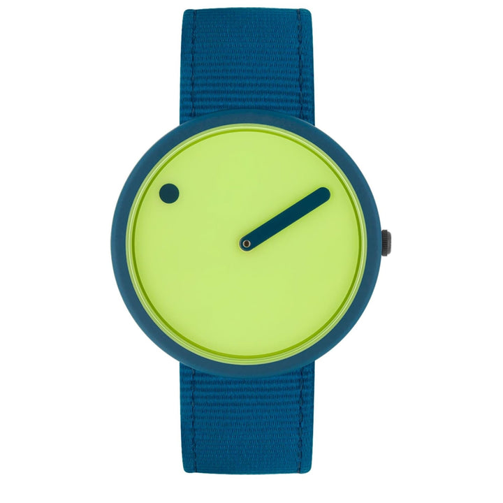 Picto r44013-r003 paradise grøn urskive blå genbrugsplastik armbåndsur - hs johnson