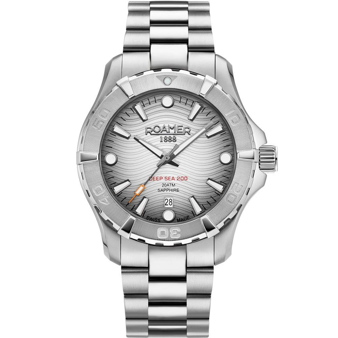 Roamer 860833 41 15 70 deep sea 200 orologio da polso con bracciale in acciaio - hs johnson (7849000992994)