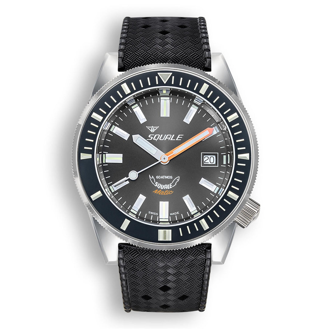 Squale MATICXSA.HT 600 Meter Swiss Automatic Dive Wristwatch Rubber - H S Johnson (7800793104610)