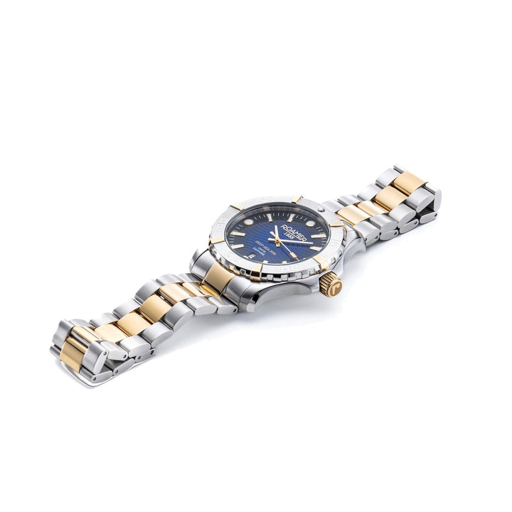 Roamer 860833 47 45 70 Deep Sea 200 Armbanduhr mit zweifarbigem Stahlarmband – HS Johnson