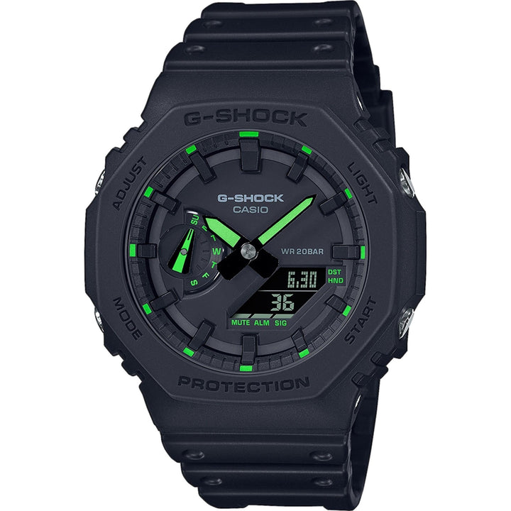 G-Shock ga-2100-1a3er utility sort serie armbåndsur - hs johnson