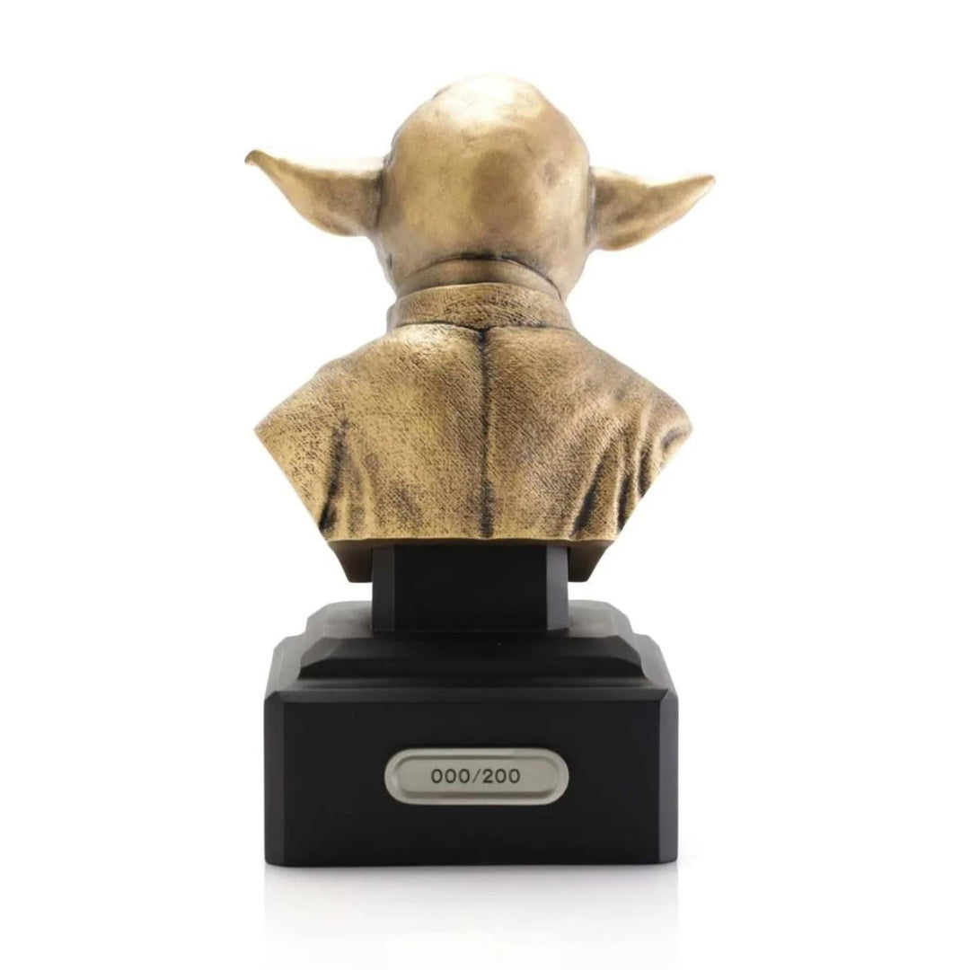 Star Wars By Royal Selangor 0179030E Limited Edition Gilt Yoda Bust Figurine - H S Johnson (7916524306658)