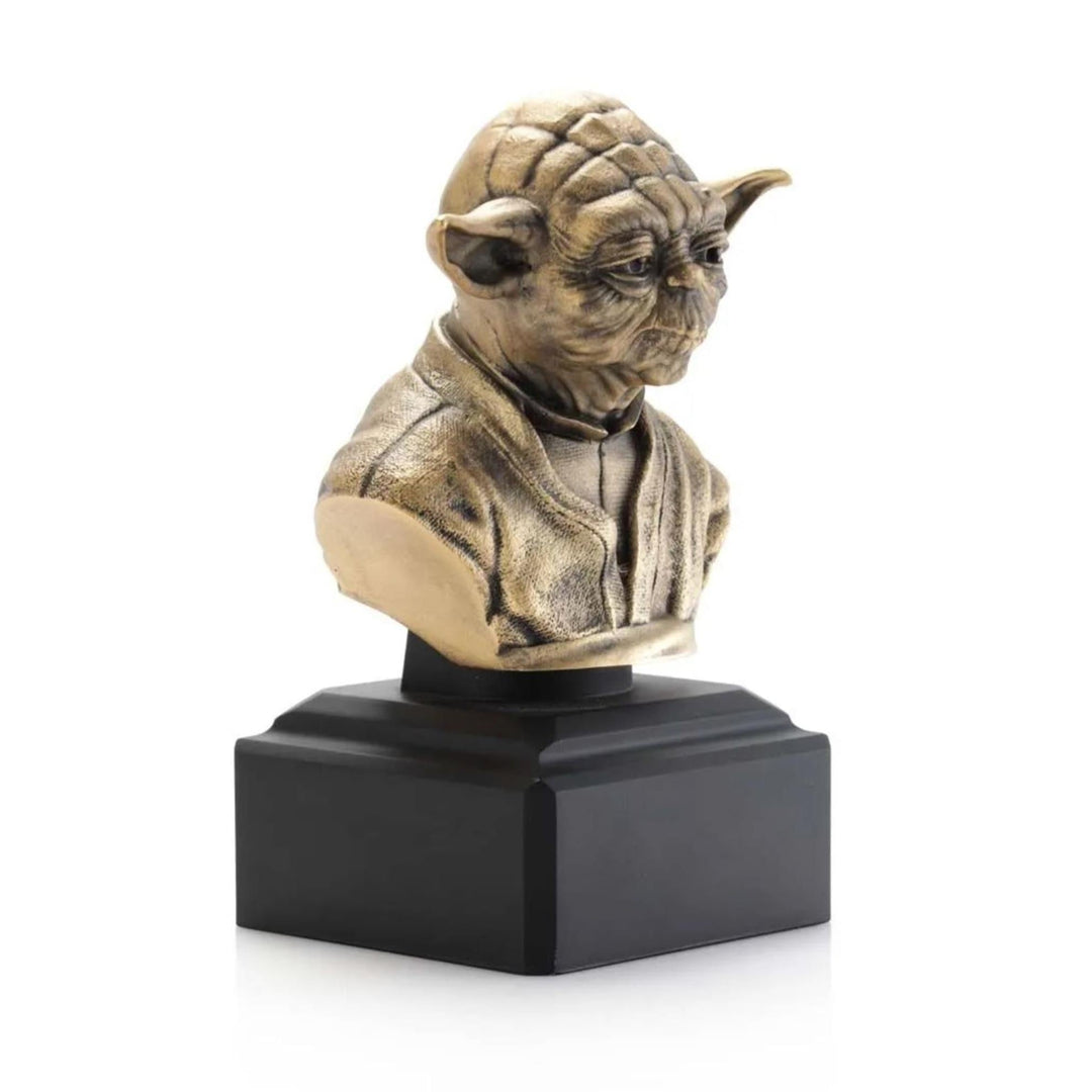 Star Wars By Royal Selangor 0179030E Limited Edition Gilt Yoda Bust Figurine - H S Johnson (7916524306658)