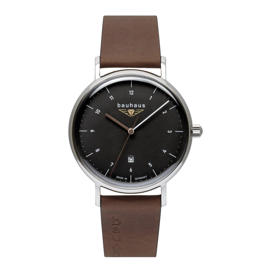 Bauhaus 2142-2 Anthracite Grey Dial With Date Wristwatch - H S Johnson (8000011239650)