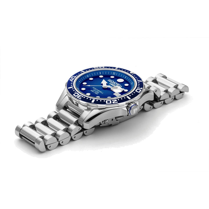 Roamer 220858 41 45 50 Rockshell Mark III Scuba Blue Dial Wristwatch - H S Johnson (7964726788322)