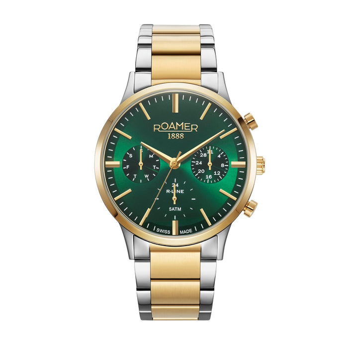 Roamer 718982 48 75 70 R-line Multifunktions-Armbanduhr mit zweifarbigem Armband – HS Johnson