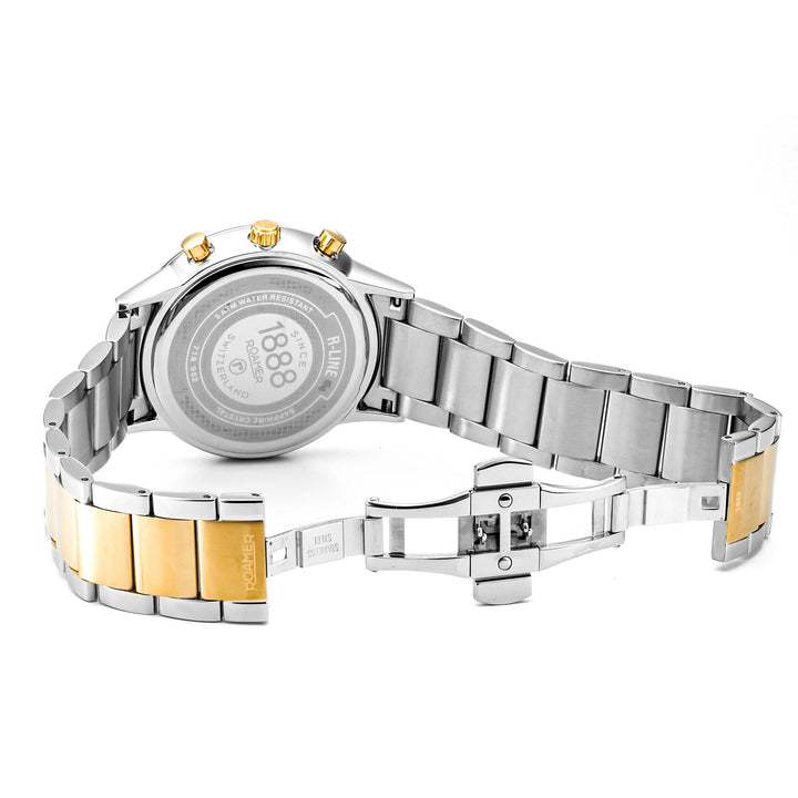 Roamer 718982 48 75 70 R-line Multifunktions-Armbanduhr mit zweifarbigem Armband – HS Johnson