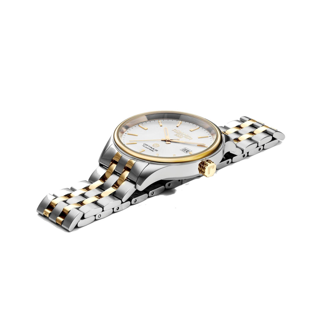 Roamer 983983 47 15 50 Optimus Automatik-Armbanduhr mit zweifarbigem Armband – HS Johnson